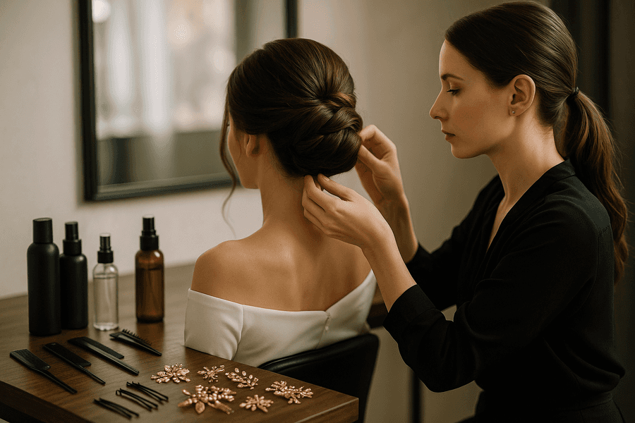 Herramientas imprescindibles para estilistas de recogidos en bodas